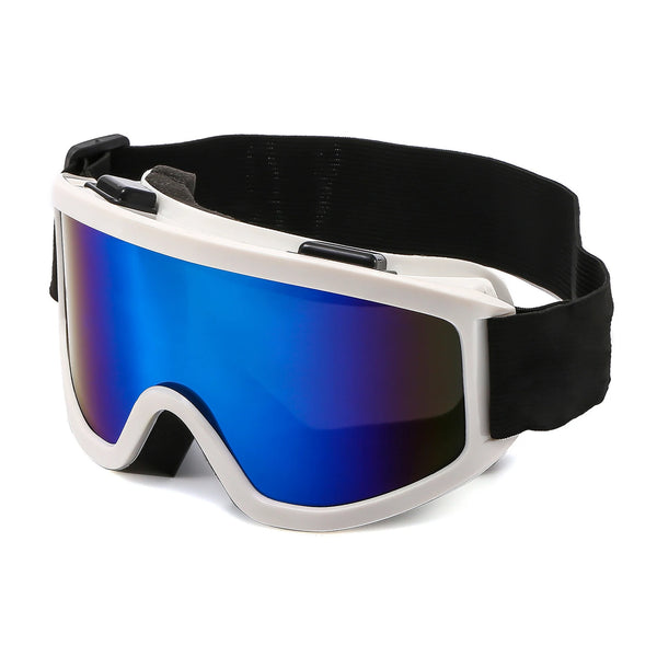 Gafas de esquí XL de colores · Azul y negro