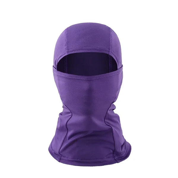 Pasamontañas de camuflaje y colores · Morado