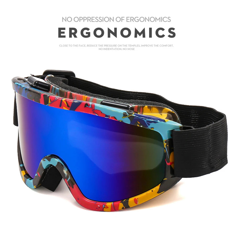 Gafas de esquí XL de colores