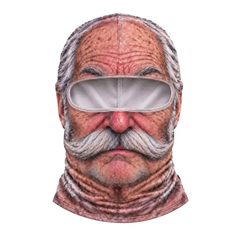 Pasamontañas cara de abuelo