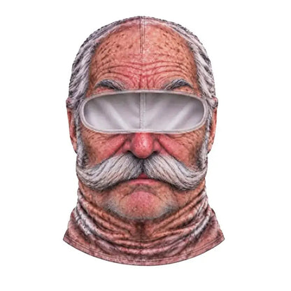 Pasamontañas cara de abuelo