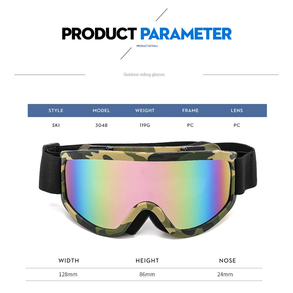 Gafas de esquí XL de colores